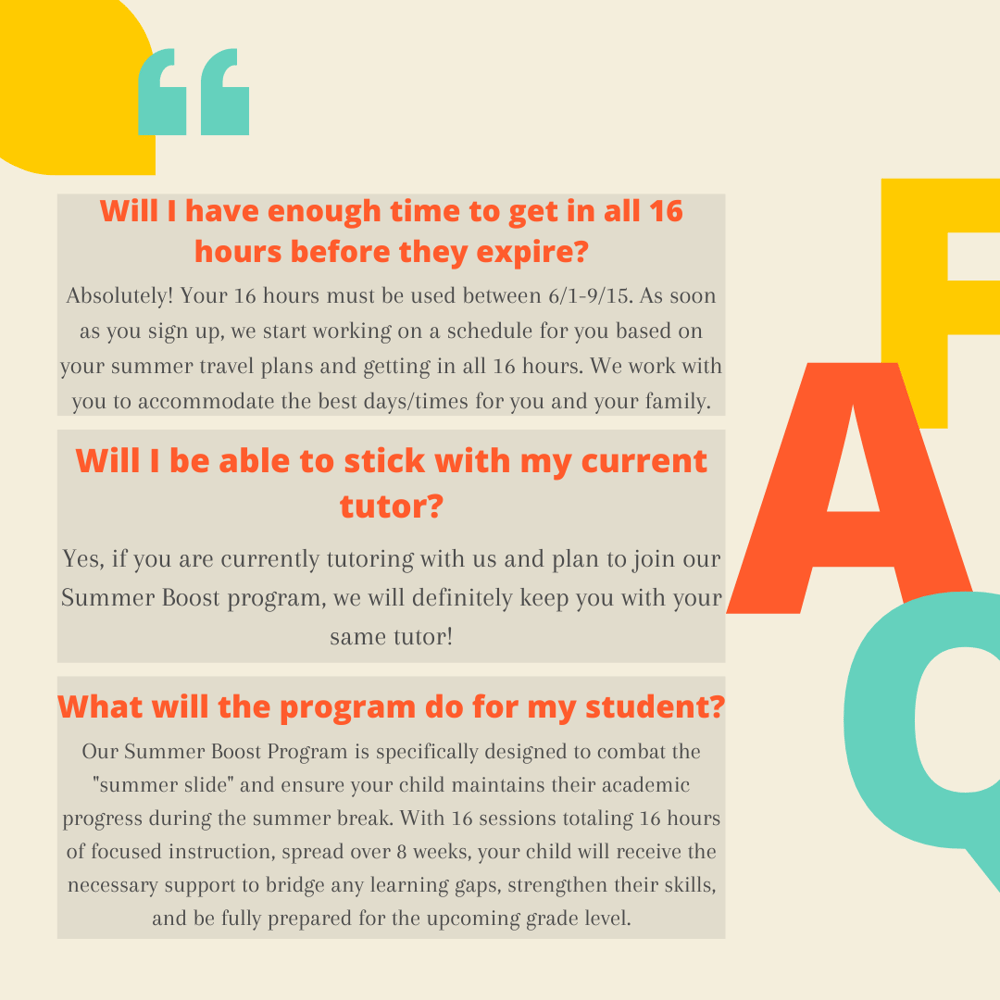 Bright Colorful FAQ Instagram Post